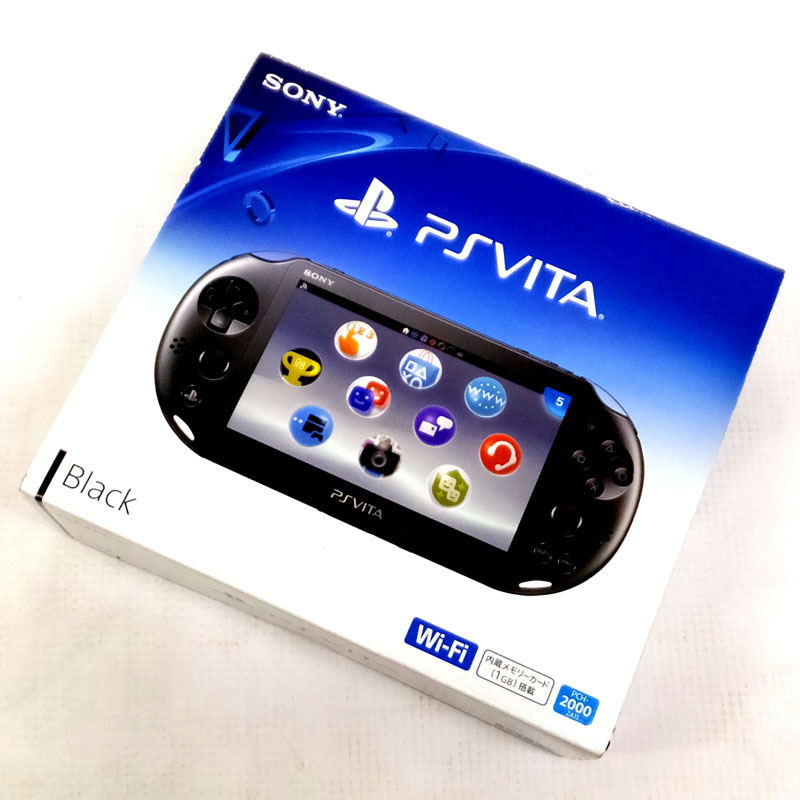 【中古】 ＳＯＮＹ PlayStation Vita Wi-Fiモデル ブラック (PCH-2000ZA11)  ソニー/プレイステーションヴィータ/ゲーム【山城店】