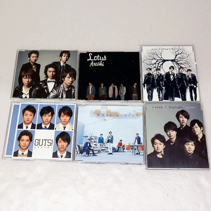【中古】嵐 / シングルCD 6枚セット / アイドル CD【山城店】