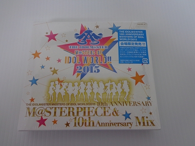 【中古】THE IDOLM@STER M@STERS OF IDOL WORLD!!2015 M@STERPIECE & 10th Anniversary Mix アイドルマスター シンデレラガールズ ミリオンライブ   ［25］【米子店】