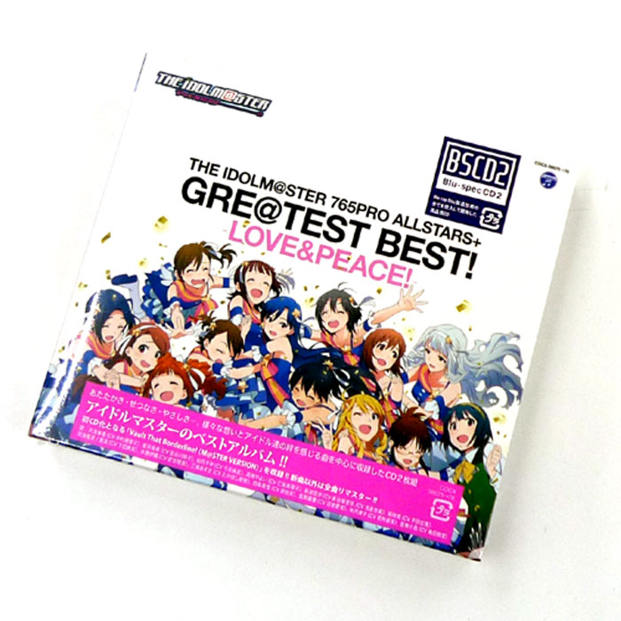 【中古】《未開封》アイドルマスター GRE@TEST BEST!  LOVE&PEACE!/アニメ・声優CD【山城店】
