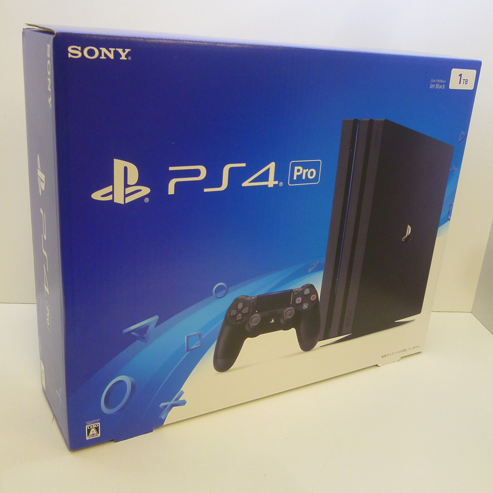 SONY PlayStation 4 Pro ジェット・ブラック 1TB CUH-7000BB01 Made in Japan 未使用品【橿原店】