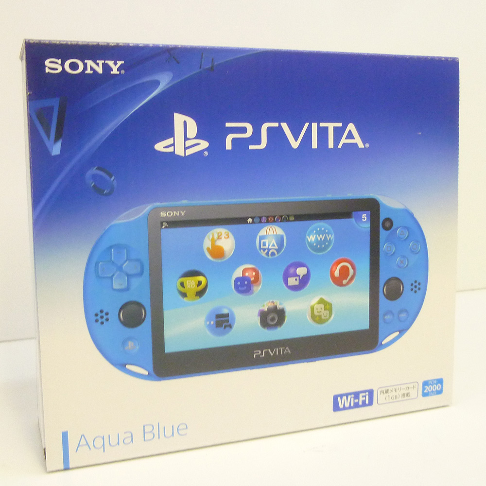 開放倉庫 | 【中古】SONY PS VITA PlayStation Vita Wi-Fiモデル アクアブルー [PCH-2000ZA23