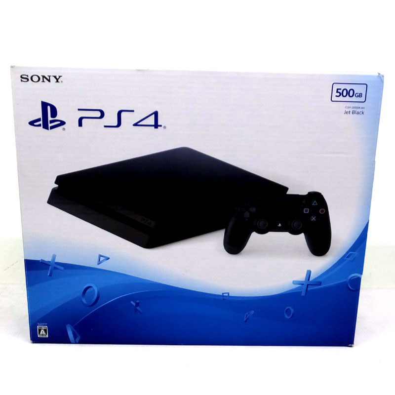 【中古】 SONY PlayStation 4 ジェット・ブラック 500GB(CUH-2000AB01)   ソニー/プレイステーション4/ゲーム【大久保店】