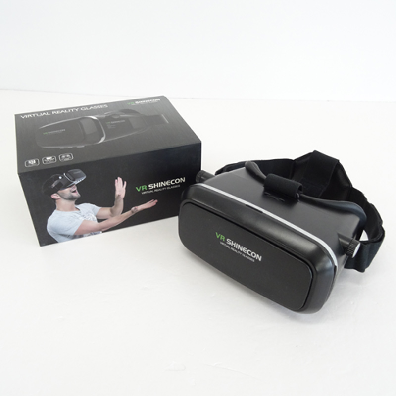 【新品】VRゴーグル バーチャルリアリティ 3Dメガネ (ブラック) / ヘッドセット/3Dゴーグル/VR体験【山城店】