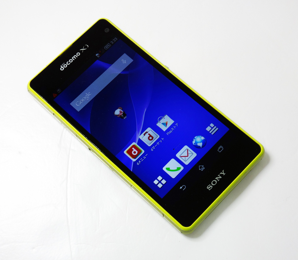 【中古】☆だから私は、Xperia。★残債なしの概ね良品です！☆docomo SONY Xperia Z1 f SO-02F Lime [163]【福山店】