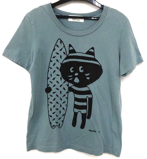 【中古】Ne-net ネ・ネット Tシャツ 猫 プリントTシャツ サイズ2 2サイズ【福山店】
