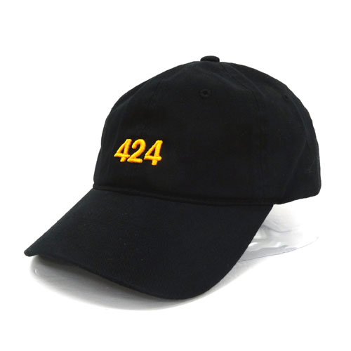 【中古】424 Four Two Four フォートゥーフォー OIL MONEY CAP オイル マネー キャップ/16AW/サイズ：Free/カラー：ブラック/帽子/キャップ/ハイストリート【山城店】