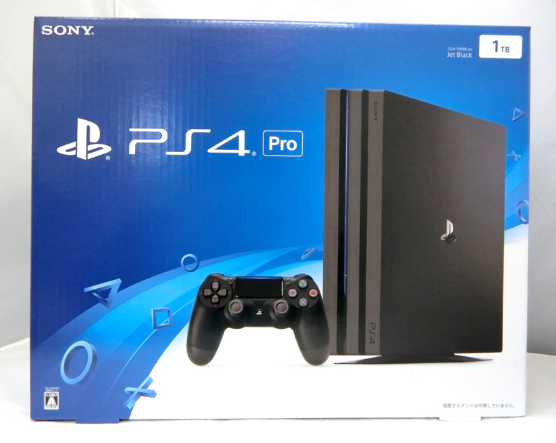 【中古】SONY PlayStation 4 Pro 1TB ジェット・ブラック CUH-7000B B01【出雲店】