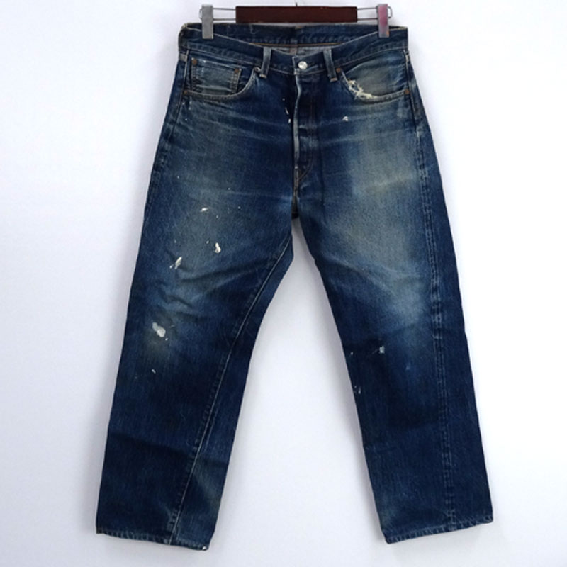 【中古】Levi's デニムパンツ 55501 0071/国内正規品/サイズ：34/カラー：ブルー系 /レプリカ/復刻/セルヴィッチ【山城店】