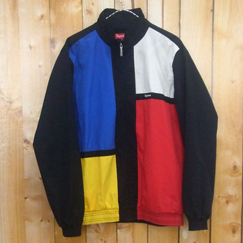 メンズsupreme 16ss color brocked track jacket
