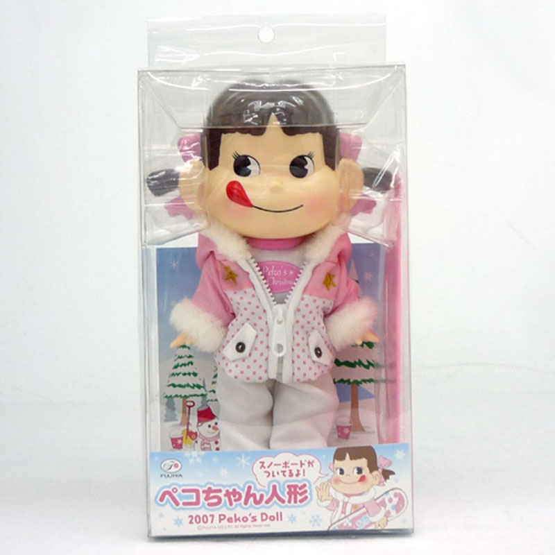 【中古】不二家 ペコちゃん人形 2007 Peko's Doll スノーボード付き / フィギュア【山城店】