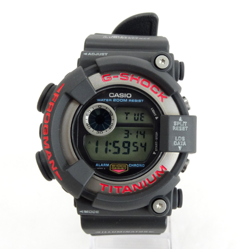 【中古】CASIO G-SHOCK(Gショック) FROGMAN 海外モデル 品番：DW-8200-1B/1294 / フロッグマン《腕時計/ウォッチ》【山城店】