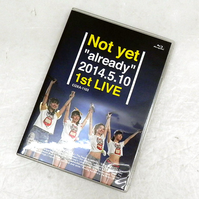 【中古】Not yet  Not yet  already  2014.5.10 1st LIVE/女性アイドル/Blu-ray ブルーレイ【山城店】