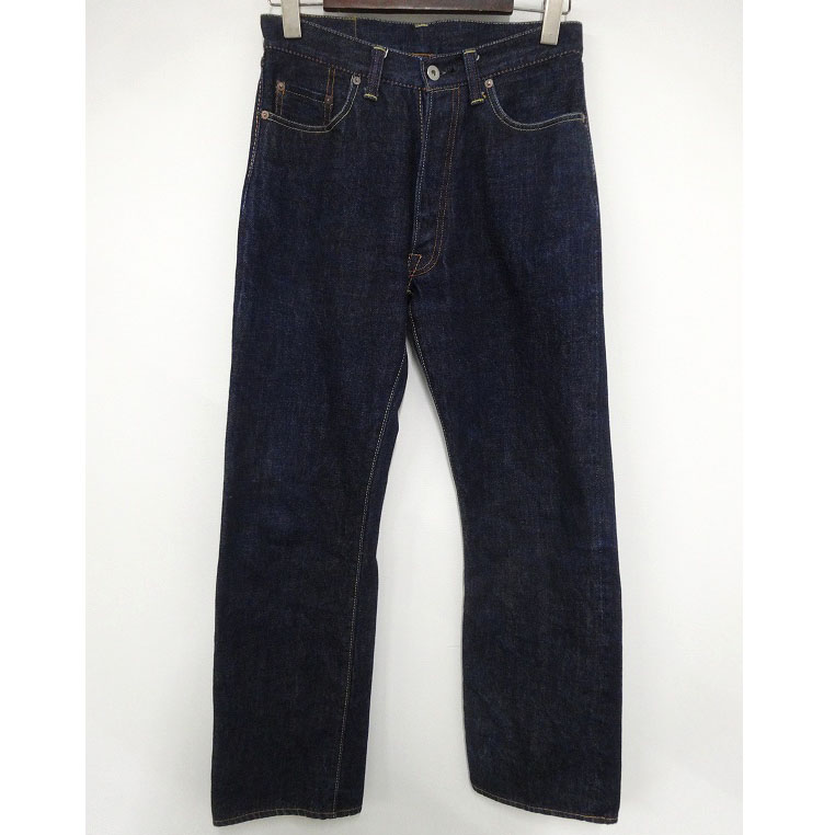 【中古】TENRYO DENIM 倉敷天領デニム デニムパンツ ブルー系/青系 ボタンフライ SIZE:31/サイズ:31［122］ 【福山店】