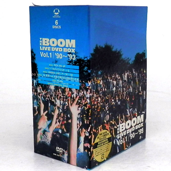 【中古】《廃盤》THE BOOM LIVE DVD BOX Vol.1 ’90～’93/邦楽 DVD【山城店】