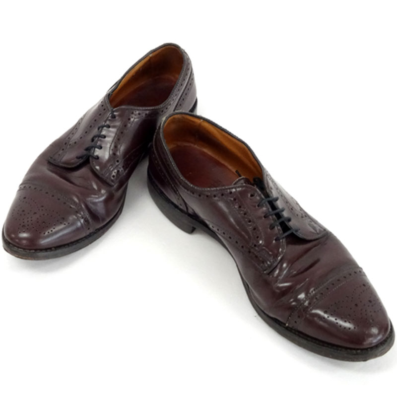アレンエドモンズ ウイングチップ ブラウン 27 ビジネスシューズ 革靴