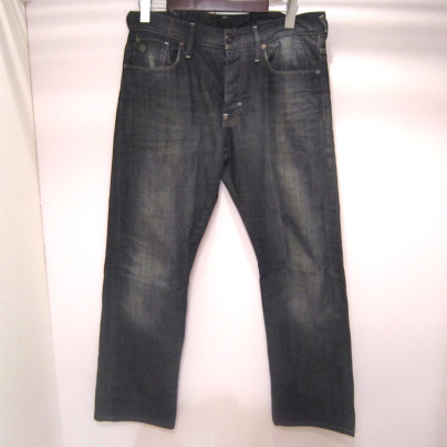 【中古】G-STAR RAW/ジースター・ロゥ 3301 インディゴ系 デニム パンツ コットン ※裾直しあり 【福山店】