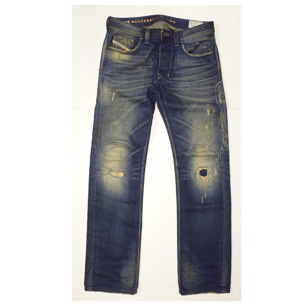 【中古】DIESEL（ディーゼル）LARKEE ダメージ加工 デニムパンツ W30【橿原店】