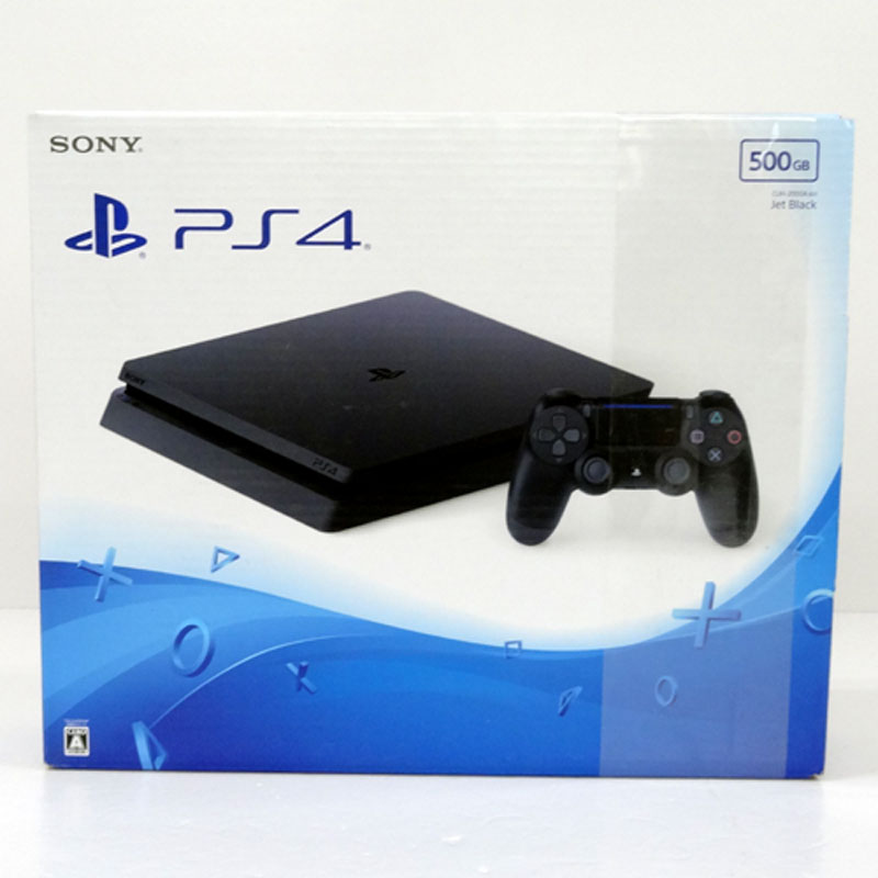 【中古】《未使用品》SONY ソニー PlayStation 4 ジェット・ブラック 500GB CUH-2000A B01 PS4 プレイステーション4/500ギガ/本体
