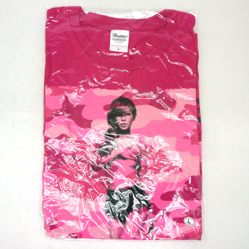 【中古】浜崎あゆみ Tシャツ(PINK)/アーティストグッズ【山城店】