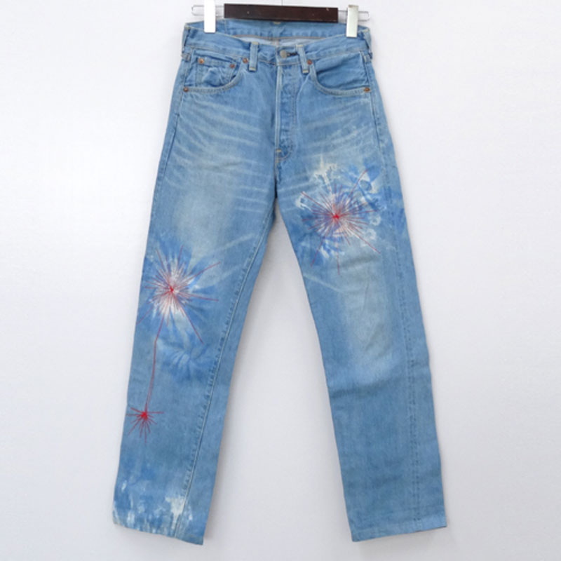 【中古】Levis VINTAGE CLOTHING リーバイスビンテージクロージング ファイアーワーク/品番：66501/サイズ：W31/カラー：インディゴ系/デニムパンツ/ジーンズ/名作/リーバイス【山城店】