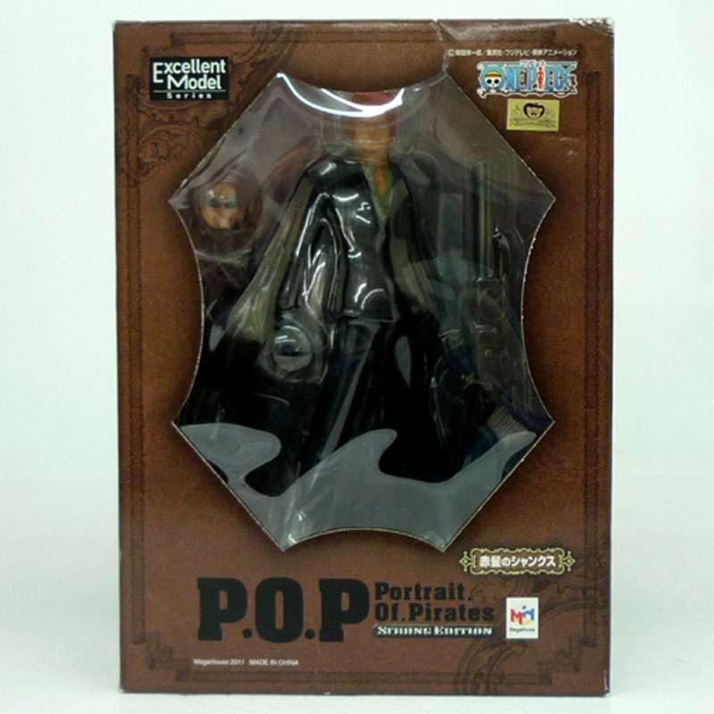 【中古】《未開封》メガハウス P.O.P STRONG EDITTON 赤髪のシャンクス ONE PIECE ワンピース  / フィギュア【山城店】