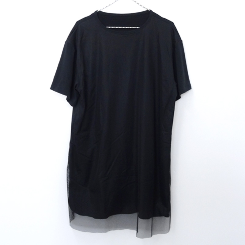 【中古】OLIVER NEW YORK オリバーニューヨーク / レイヤード ロング Tee サイズ：XL/カラー：ブラック・黒/ストリート/Tシャツ/半袖【山城店】