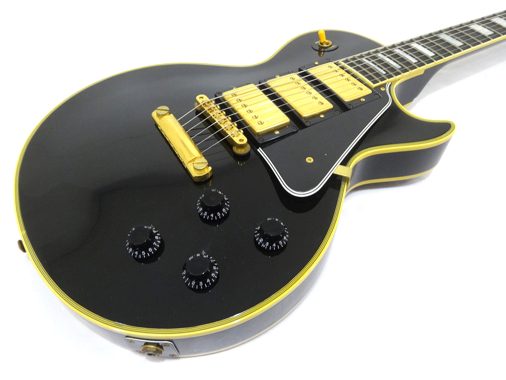 【中古】Gibson Les Paul Custom 1957 Reissue Black Beauty LPB3 ギブソン レスポール カスタム リィシュー ブラックビューティー 2001年製 【福山店】