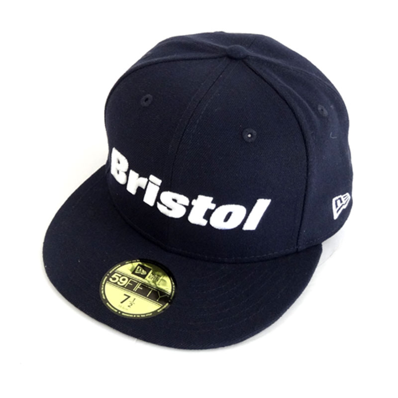 【中古】F.C.Real Bristol × NEW ERA 59 FIFTY CAP エフシーレアルブリストル ニューエラ ベースボールキャップ/17SS/国内正規品/サイズ：7 1/2 59.6cm/カラー：ネイビー/未使用品/コラボ/SOPH/ソフ【大久保店】