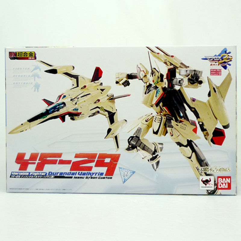 【中古】バンダイ DX超合金 マクロス30 銀河を繋ぐ歌声 YF-29 デュランダルバルキリー イサム機 全高約22cm / フィギュア【山城店】