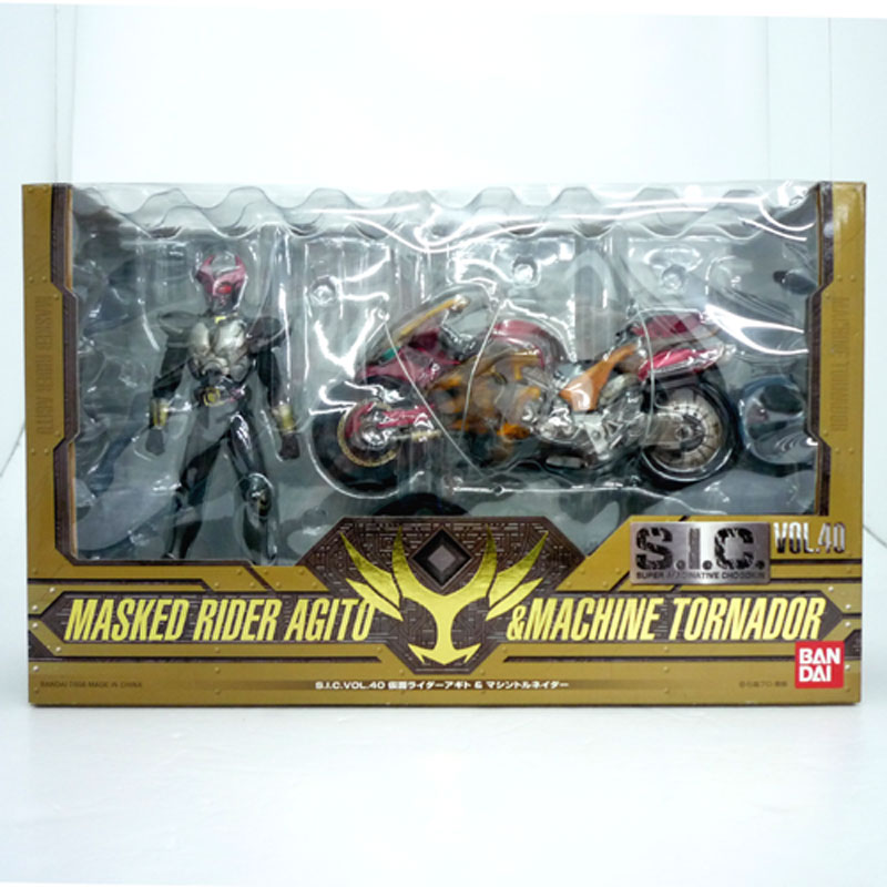 【中古】《未開封》バンダイ S.I.C. VOL.40 仮面ライダーアギト&マシントルネイダー 仮面ライダーアギト / フィギュア 【山城店】