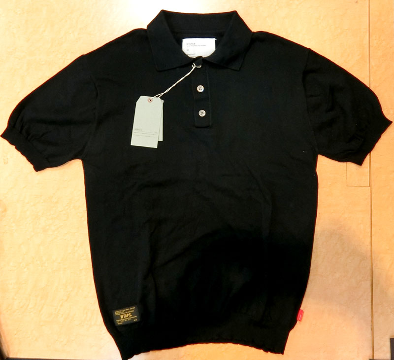 【中古】WTAPS ダブルタップス KNIT POLO S/S コットンニット ポロシャツ 151MADT-KNM03【出雲店】