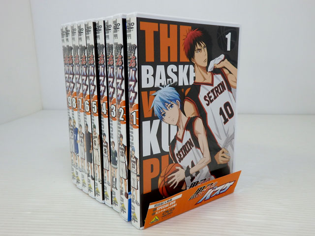 【中古】黒子のバスケ 初回限定版 全9巻セット(DVD版)【米子店】