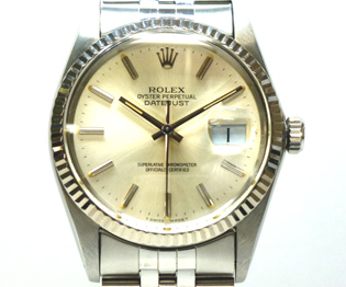 【中古】ROLEX ロレックス DATE JUST デイトジャスト 腕時計《16014》《オートマ/自動巻き/WG×SS》【大久保店】