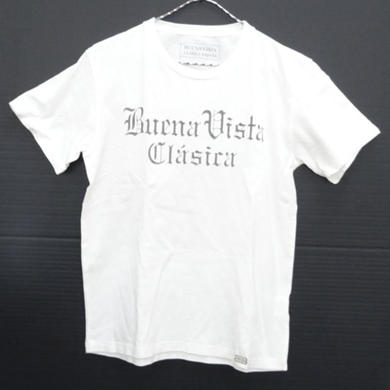 【中古】BUENA VISTA ブエナビスタ / Tシャツ カットソー サイズ：M/カラー：ホワイト/プリント/Tee/ストリート【山城店】