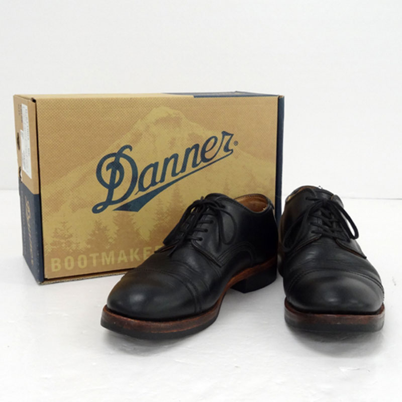 【中古】Danner CREEK ダナー クリーク/品番：D-511003/サイズ：26cm/カラー：Black ブラック/色：黒/BOOT/ブーツ/ドレスシューズ/レザー/ローカット/靴 シューズ【山城店】