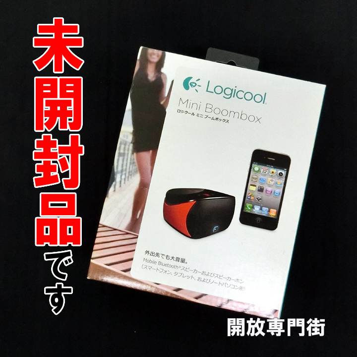 【中古】★未使用品をお探しのアナタへ！ Logicool Mini Boombox Bluetoothスピーカー レッド TS500RD 【山城店】