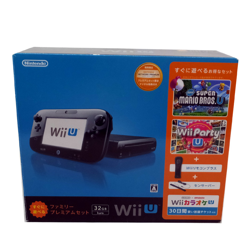 Nintendo Wii U WII U ファミリープレミアムセット KURO - 家庭用 