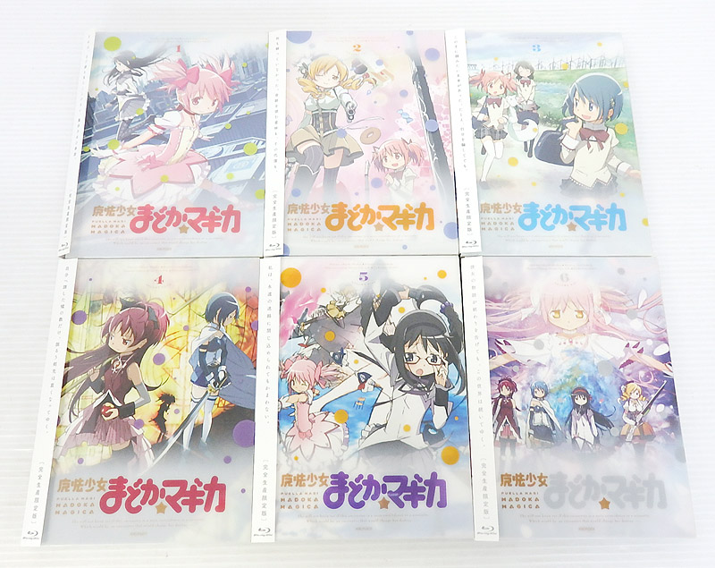 アニメ 魔法少女まどか☆マギカ〈完全生産限定版〉Blu-ray 6巻セット