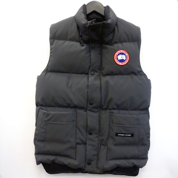 【中古】CANADA GOOSE/カナダ グース/FREESTYLE VEST/フリースタイル ベスト/ダウンベスト/4150M/サザビーリーグ/XS/ダークグレイ/メンズ/古着 123 桜井店