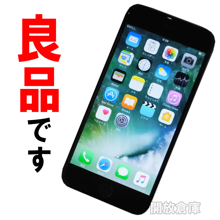 【中古】★良品です！au Apple iPhone6 64GB MG4F2J/A スペースグレイ【山城店】