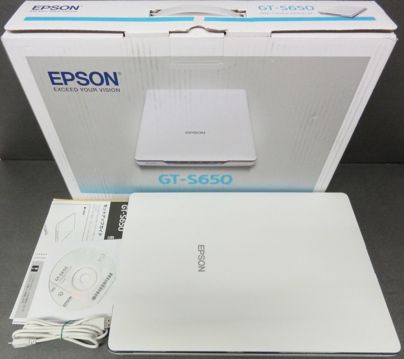 着後レビューで EPSON製 A4フラットベッド スキャナー GT-S650 ホワイト fucoa.cl