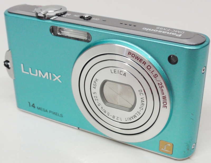 【中古】Panasonic/パナソニック デジタルカメラ LUMIX DMC-FX66 フローラルブルー [171]【福山店】