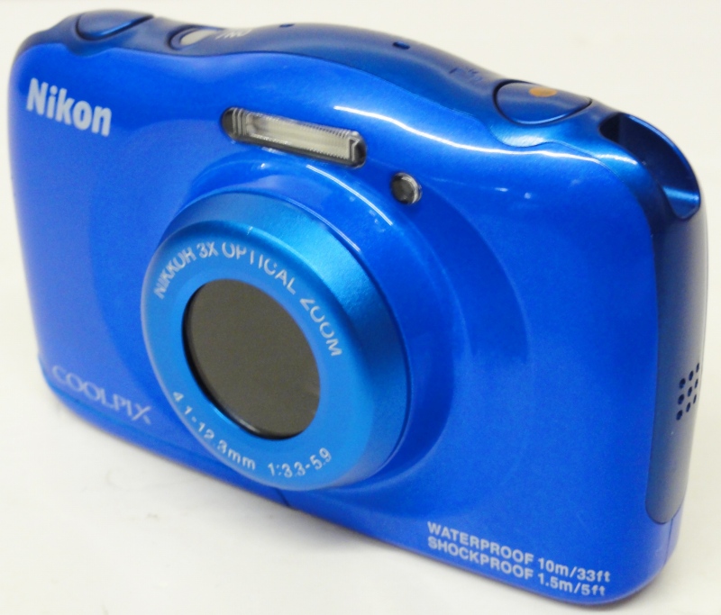 【中古】Nikon/ニコン コンパクトデジタル カメラ COOLPIX S33 ブルー [171]【福山店】