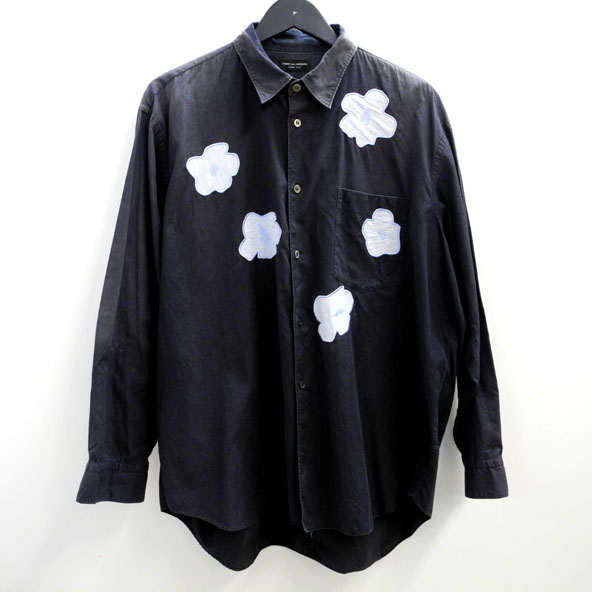 【中古】COMME des GARÇONS HOMME PLUS/コム・デ・ギャルソン・オム・プリュス/長袖 シャツ/メンズ/花/トップス/古着【桜井店】