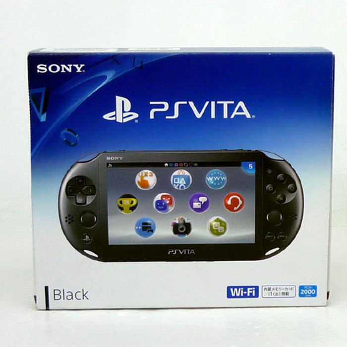 【中古】SONY PlayStation Vita PCH-2000 Wi-Fiモデル ブラック/プレイステーションヴィータ/PS VITA 本体【山城店】