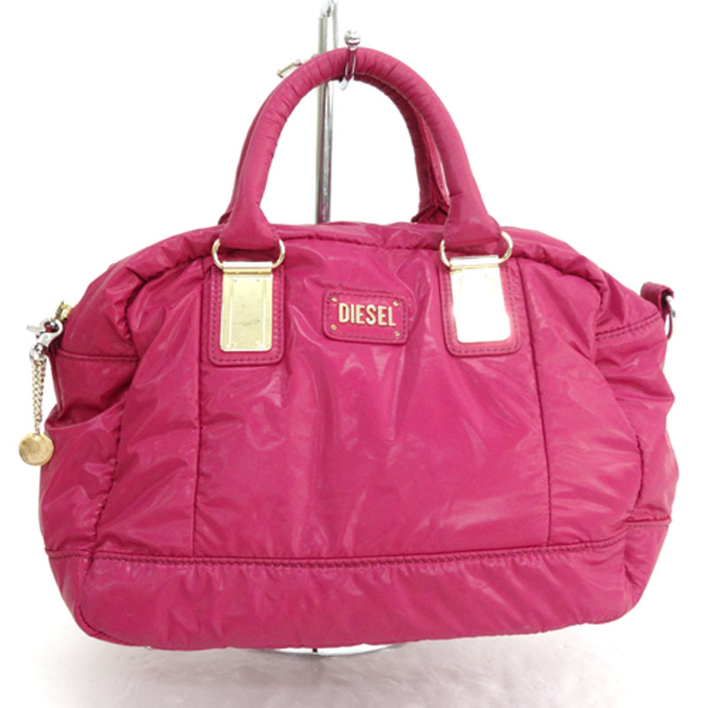 開放倉庫 | 【中古】DIESEL ディーゼル ハンドバッグ 品番：RN93243 CA25594/カラー：ピンク/ハンドバッグ/バッグ 鞄