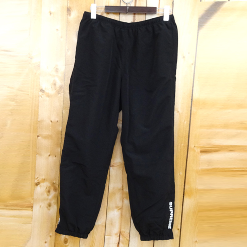 開放倉庫 | 【中古】Supreme Warm up pant/シュプリーム ウォームアップ パンツ 15AW/サイズ：M/ブラック/イージーパンツ/ナイロン/ロゴ/ボトム【山城店】  | 古着 | メンズ | ボトムス | コットン・ナイロン・ウールパンツ