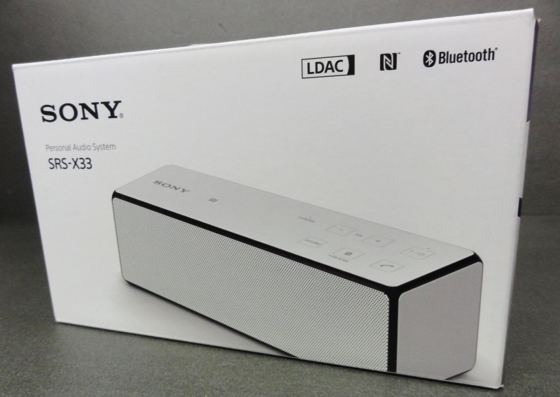 【中古】SONY/ソニー Bluetooth対応ワイヤレスポータブルスピーカー SRS-X33 ホワイト [168]【福山店】