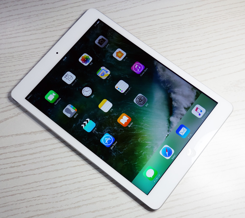【中古】SoftBank Apple iPad Air Wi-Fi+Cellular 16GB MD794J/A Silver [164]【福山店】